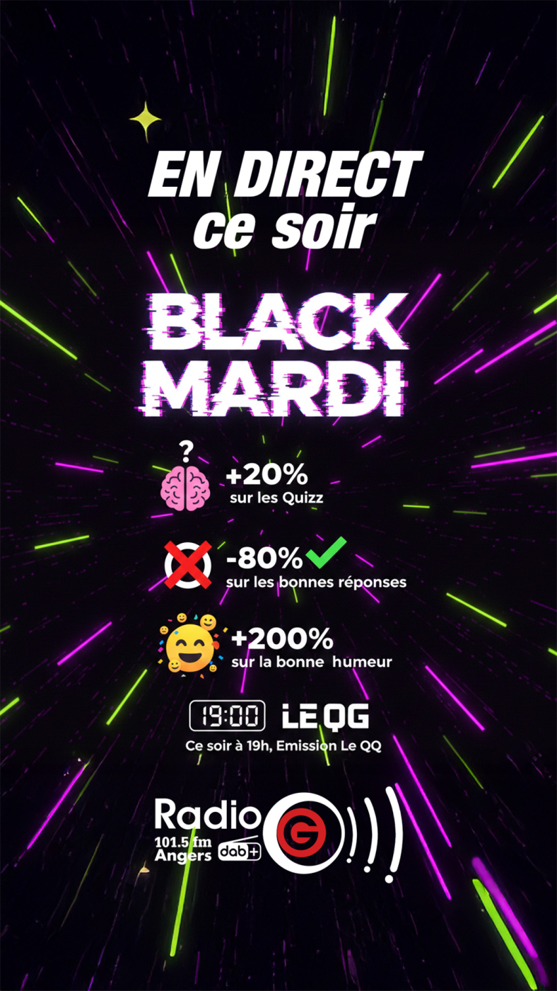 Le QG, le programme radio de jeux de Radio G! du 25 11 2025